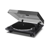 Sharp Pair of Wireless Bookshelf Speakers with Automatic Bluetooth Turntable - Black