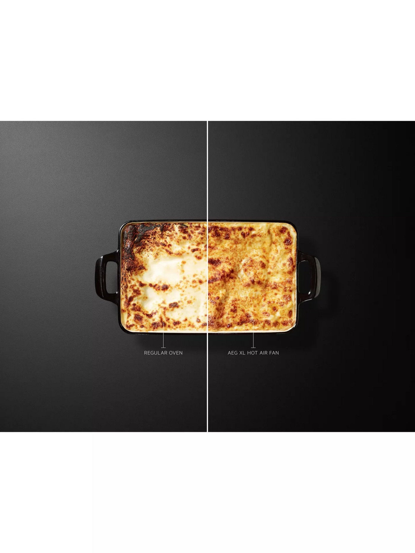 AEG 66L Double Built In Oven - Black