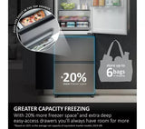 Haier 60/40 Total Frost Free Fridge Freezer - White