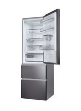 Haier 59.5cm 60/40 Frost Free Fridge Freezer - Dark Inox