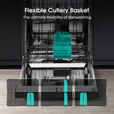 Hisense Full-Size Dishwasher - White - 14 Place Settings