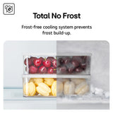 LG No Frost American Fridge Freezer - Matte Black