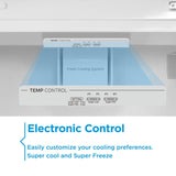 Midea 54cm 70/30 Built In Fridge Freezer - White
