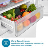 Sensis 59.5cm 60/40 Total NoFrost Fridge Freezer - White