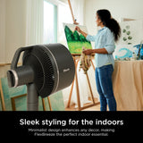 Shark FlexBreeze High-Velocity Hybrid Cordless & Corded Fan - Black