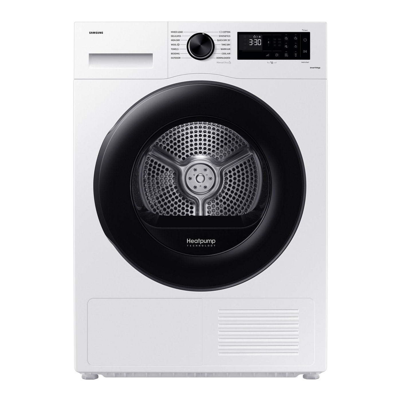 Samsung Series 5 OptimalDry™ 9kg Smart Heat Pump Tumble Dryer - White