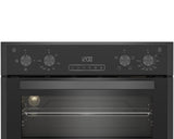 Blomberg 59.4cm Built In Electric Double Oven - Dark Steel