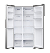 Haier 90.5cm 70/30 Frost Free Fridge Freezer - Pt. Inox — view 3