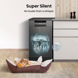 Hisense Slimline Dishwasher - Black - 10 Place Settings — view 7
