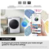 Samsung Series 5 OptimalDry™ 9kg Smart Heat Pump Tumble Dryer - White — view 7