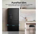 Hisense Total No Frost American Fridge Freezer - Black — view 4