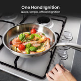 Hisense 60cm Gas Hob - Stainless Steel — view 4