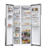 Haier 90.5cm 70/30 Frost Free Fridge Freezer - Pt. Inox — view 2