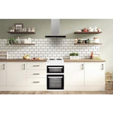 Beko 50cm Electric Double Oven with Grill Cooker - White