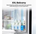 Hisense Total No Frost American Fridge Freezer - Black — view 5