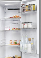 Haier 90.5cm 70/30 Frost Free Fridge Freezer - Pt. Inox — view 7