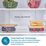 Sensis 59.5cm 60/40 Total NoFrost Fridge Freezer - Silver — view 5