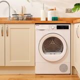 Sensis 8kg Heat Pump Tumble Dryer - White — view 2