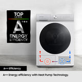 Samsung Series 5 OptimalDry™ 9kg Smart Heat Pump Tumble Dryer - White — view 4