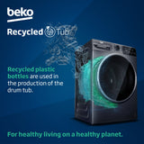 Beko BMN3WT3841W 8kg 1400 Spin EnergySpin Washing Machine