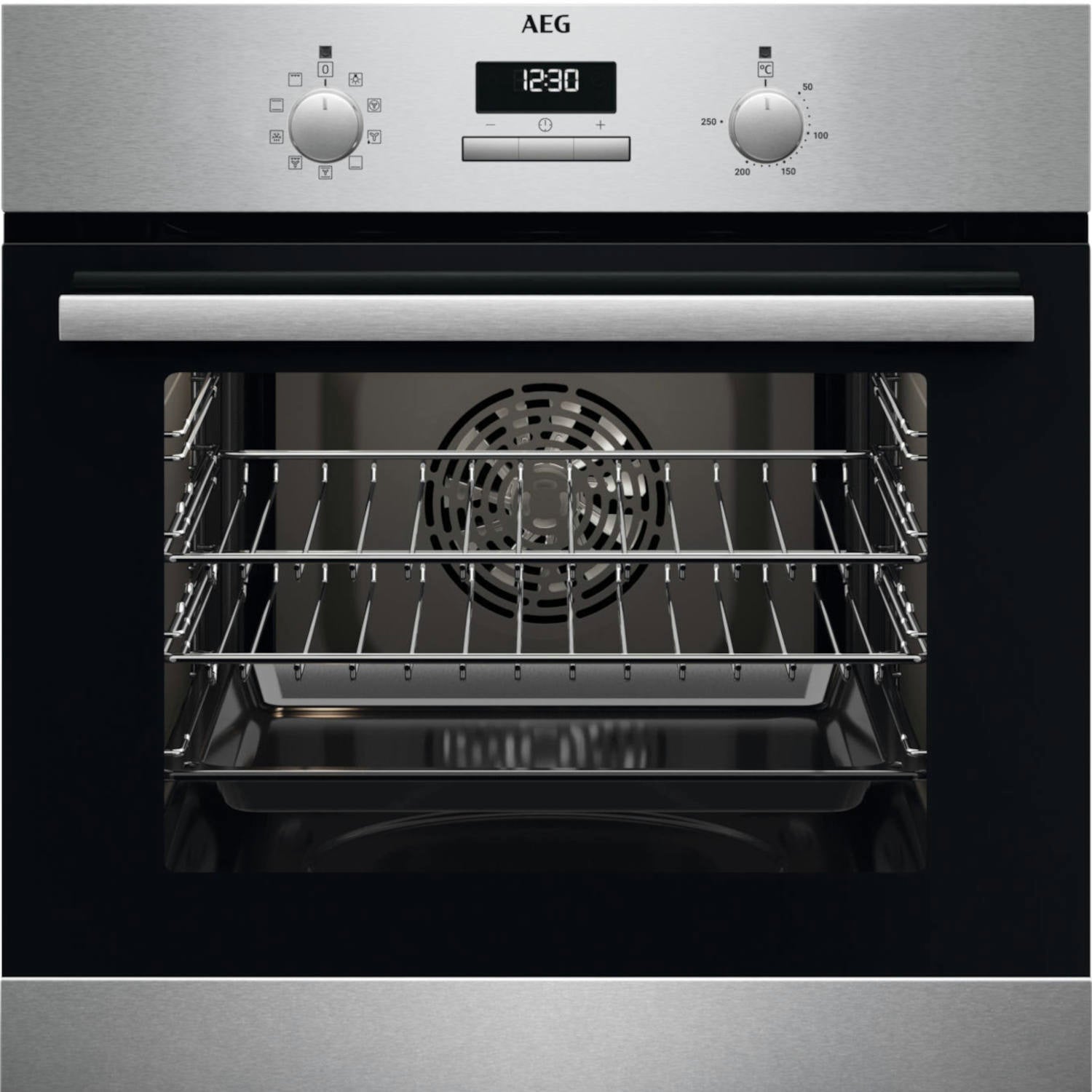 AEG BCX23101EM 59.4cm Built In Electric Single Oven - Stainless