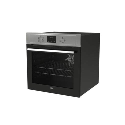 AEG BEX33501EM 59.4cm Built In Electric Single Oven - Stainless Steel