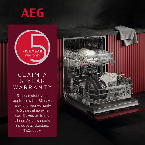 AEG GF5200D2SNM Dishwasher - Stainless Steel - 14 Place Settings