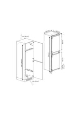 Blomberg KNE4564EVI VitaminCare+ 54cm 50/50 Integrated Frost Free Fridge Freezer - View 6