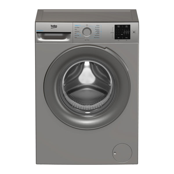 Beko BMN3WT3841S 8kg 1400 Spin EnergySpin Washing Machine - Silver