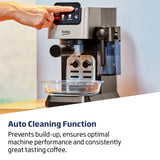 Beko CaffeExperto CEP5304X Manual Espresso with Steam Wand - Black