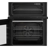 Beko EDC6731W 60cm Double Oven Electric Cooker with Vitroceramic Hob - White - View 5