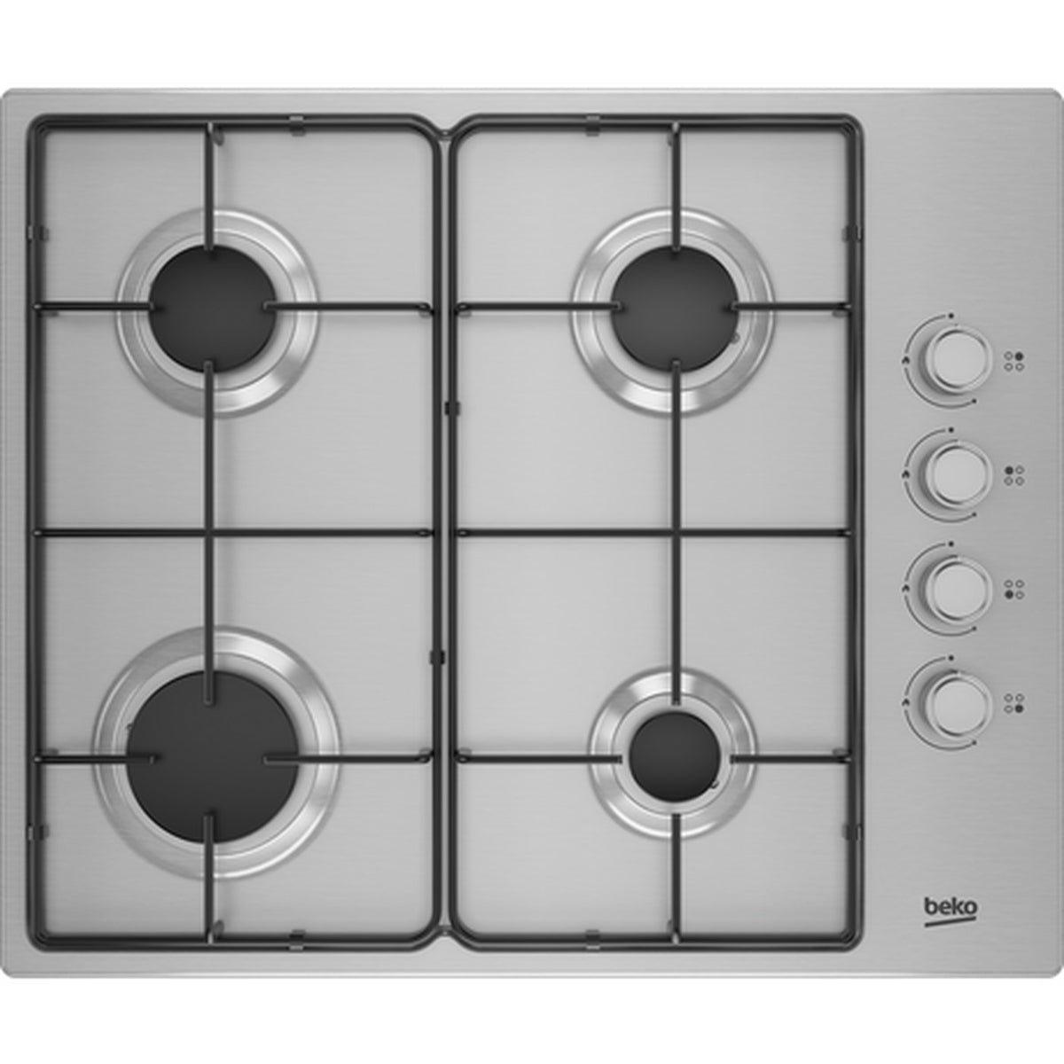 Beko CIHYG21SX 61cm Gas Hob - Stainless Steel — view 7
