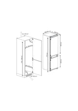 Blomberg KNE4554EVI VitaminCare+ 54cm 70/30 Integrated Frost Free Fridge Freezer — view 5