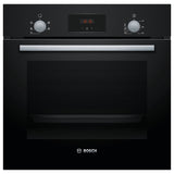 Bosch HHF113BA0B Series 2 Built-In Single Electric Oven - Black — view 2