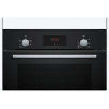 Bosch HHF113BA0B Series 2 Built-In Single Electric Oven - Black — view 4