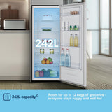 Fridgemaster MTL55242E 55cm Tall Larder Fridge - White - View 4