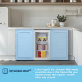 Fridgemaster MUZ4860E Under Counter Freezer in White - View 11
