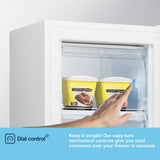 Fridgemaster MUZ4860E Under Counter Freezer in White - View 7