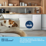 Fridgemaster MUZ4860E Under Counter Freezer in White - View 8