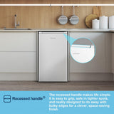 Fridgemaster MUZ4860E Under Counter Freezer in White - View 10