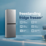 Fridgemaster MC55240ES 50/50 Freestanding Manual Defrost Fridge Freezer – Silver — view 5