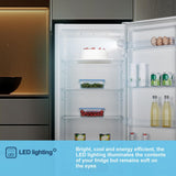Fridgemaster MTL55242E 55cm Tall Larder Fridge - White — view 2