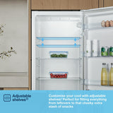 Fridgemaster MTL55242E 55cm Tall Larder Fridge - White — view 3