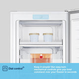 Fridgemaster MTZ55153E 55cm Static Tall Freezer - White — view 2