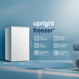 Fridgemaster MUZ4860E Under Counter Freezer in White — view 6