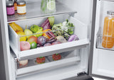 Haier 59.5cm 60/40 Frost Free Fridge Freezer - Dark Inox — view 8