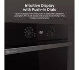 Hisense Built In Electric Single Steam, Plug & Play Oven - Jet Black — view 8