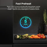 Hisense 59.5cm Built In Electric Single Oven - Black & Stainless Steel — view 7