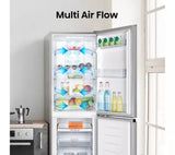 Hisense Total No Frost Fridge Freezer - Stainless Steel