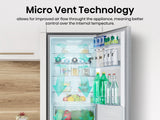 Hisense 60/40 Total No Frost Fridge Freezer - Stainless Steel — view 7